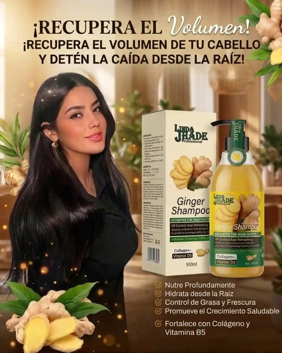 SHAMPOO JHADEL-REPARA Y EVITA LAS CAIDAS DE CABELLO