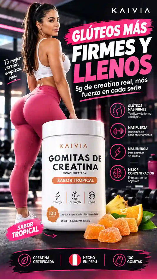 GOMITAS DE CREATINA MONOHIDRATADA KAIVIA