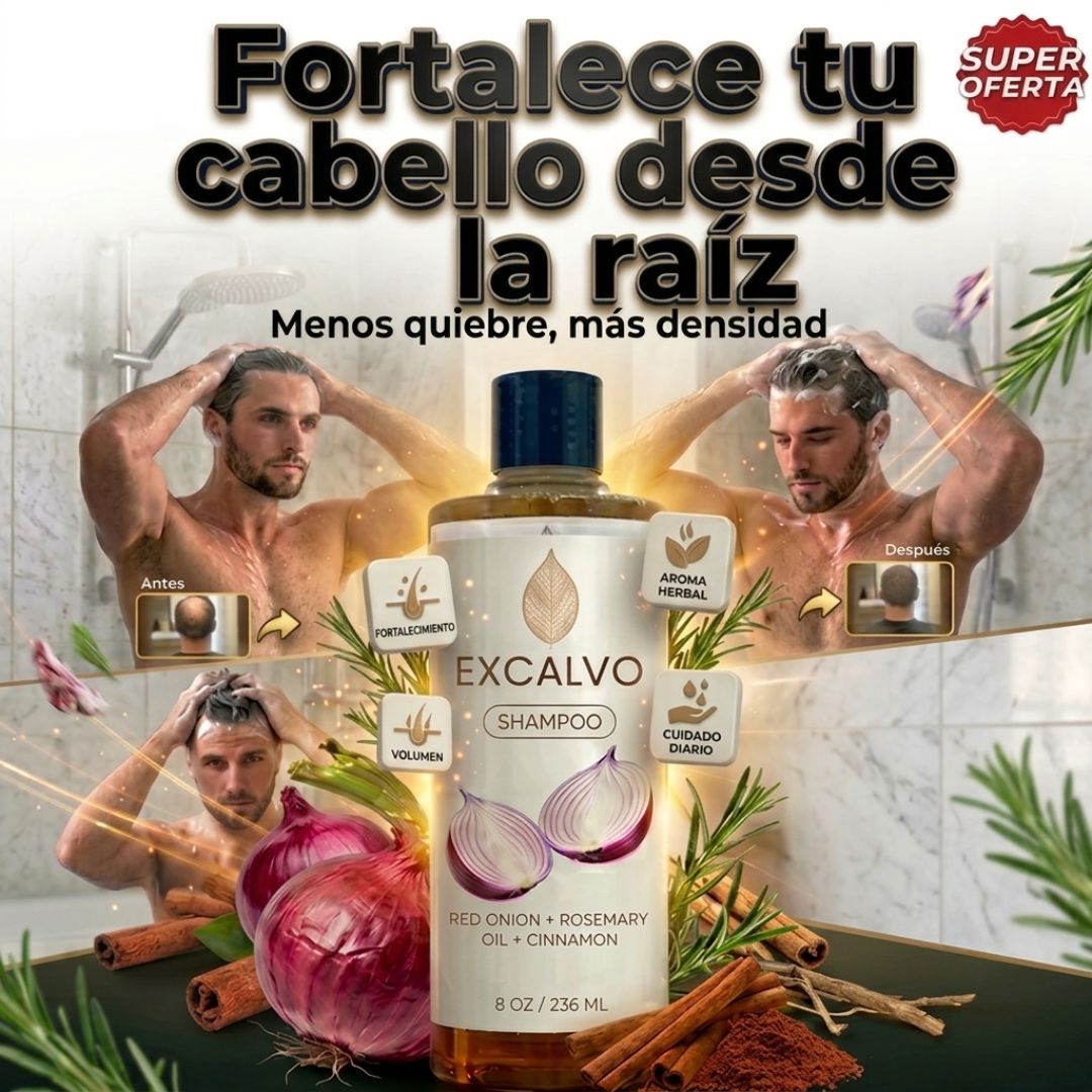 RECUPERA TU CABELLO CON-EXCALVO SHAMPOO