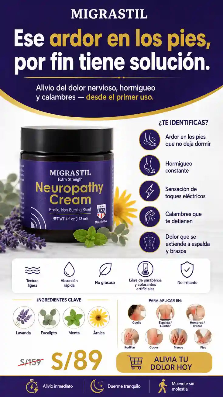 CREMA PARA NEUROPATÍA MIGRASTIL