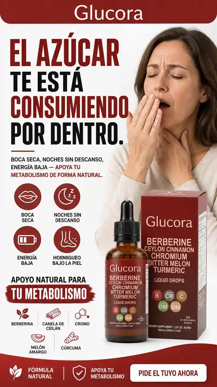 GLUCORA GOTAS LÍQUIDAS DE BERBERINA COMPLEJO 5 EN 1
