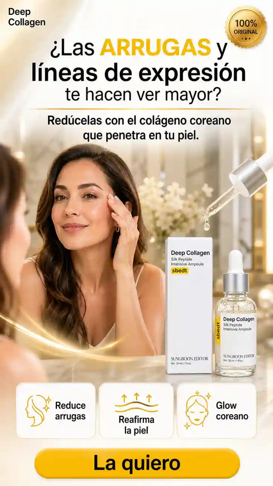 SÉRUM DE COLÁGENO Y PÉPTIDOS DE SEDA INTENSIVO