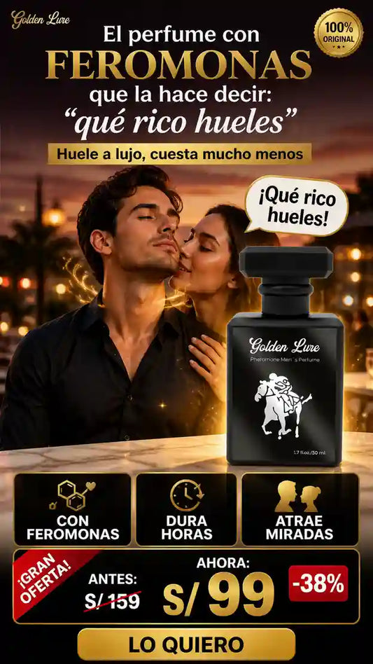 GOLDEN LURE PERFUME CON FEROMONAS PARA HOMBRE